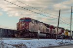 CP AC44CW Locomotives in the yard